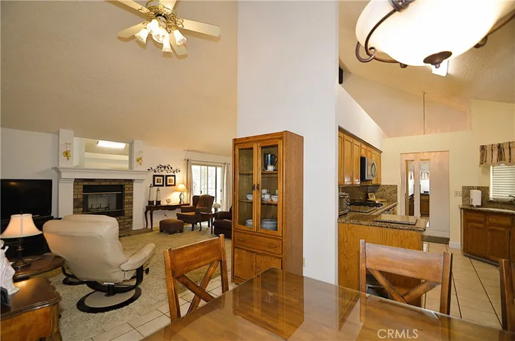 dining area & living room