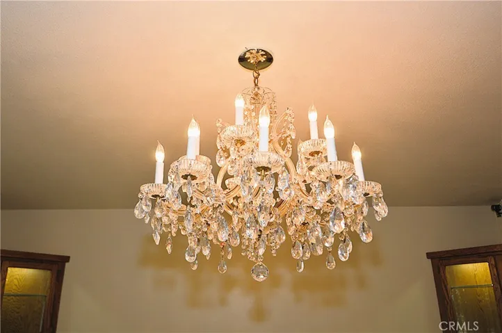 Dining area chandelier