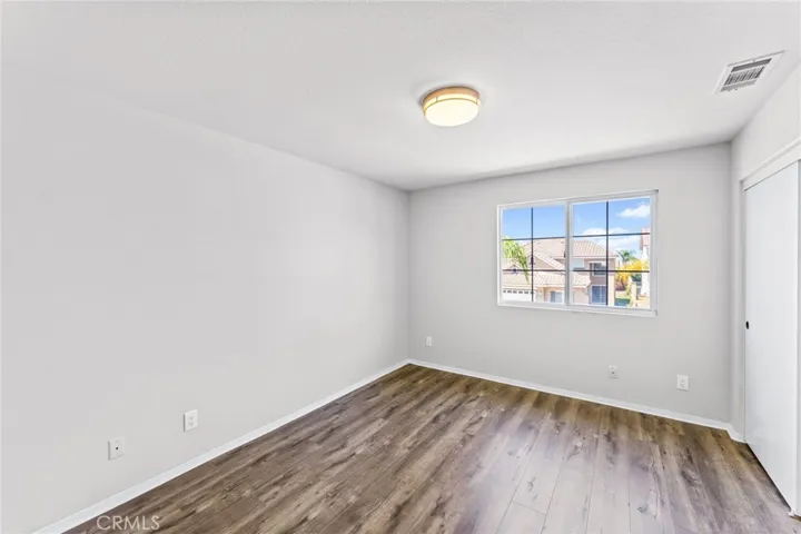 Upstairs room facing street