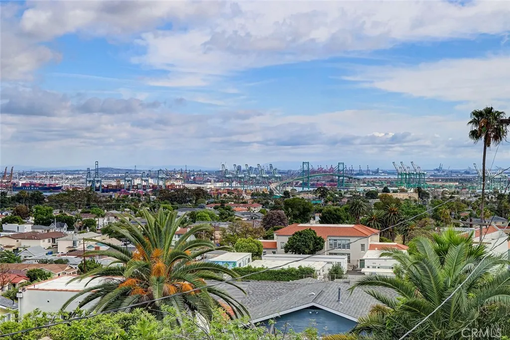 Views of harbor, ocean, city lights