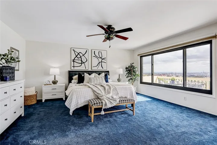 Main bedroom - amazing views and warm, natural light