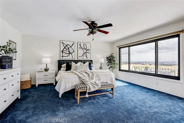 Main bedroom - amazing views and warm, natural light