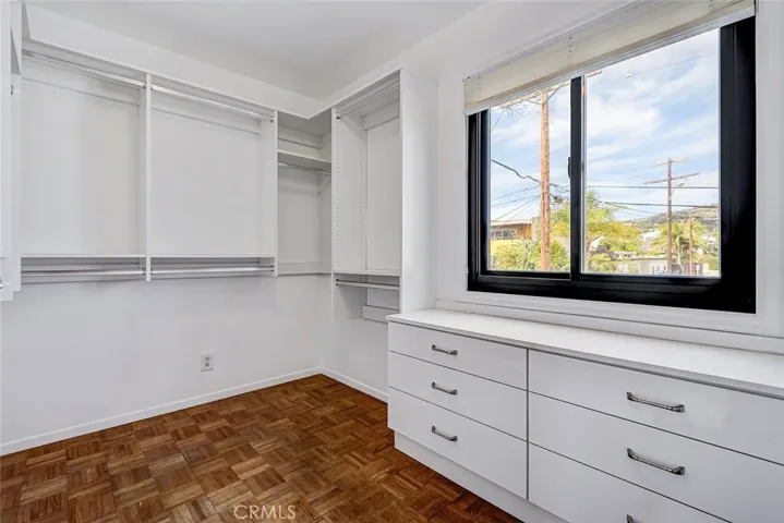 Huge walk in closet custom built for this space