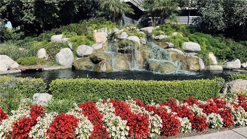 Waterfalls can be found in many places surrounding the property.