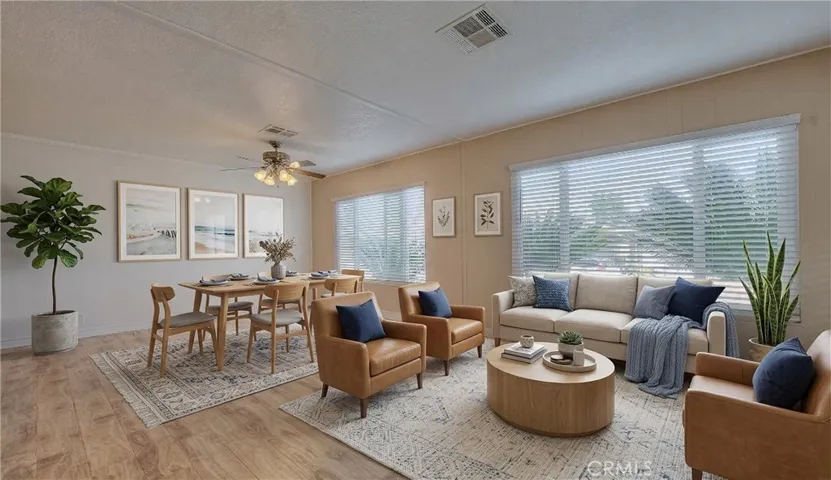 Image virtually enhanced to show virtual staging.