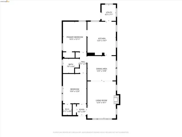 View of floor plan / room layout