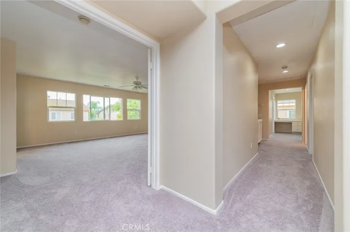 view from upstairs hallway