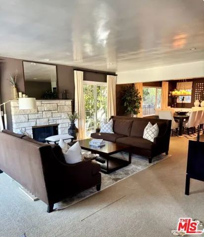 living room furnished