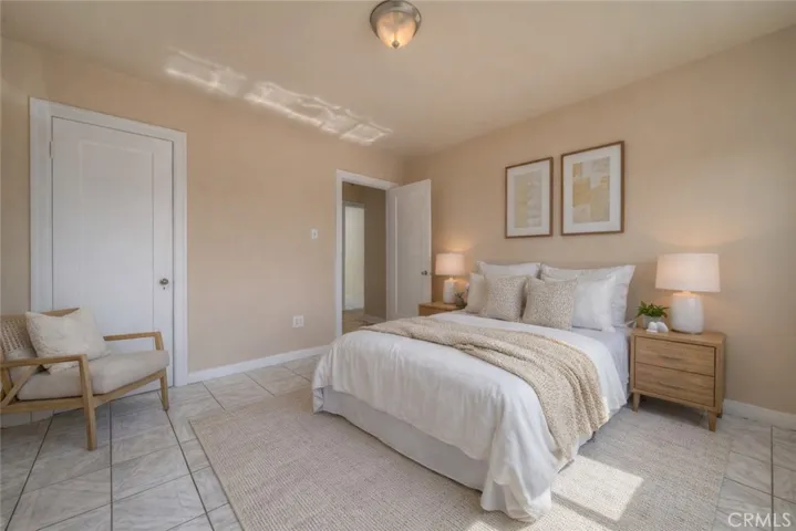 Single Story Front House Bedroom #2-Virtually Stated