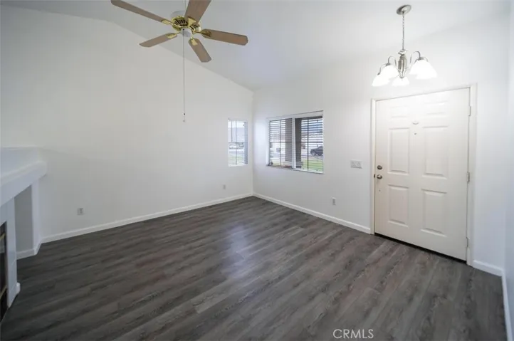 Nice LVP floors and ceiling fan