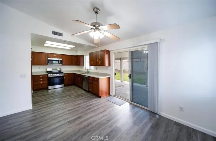 Open to upgraded kitchen