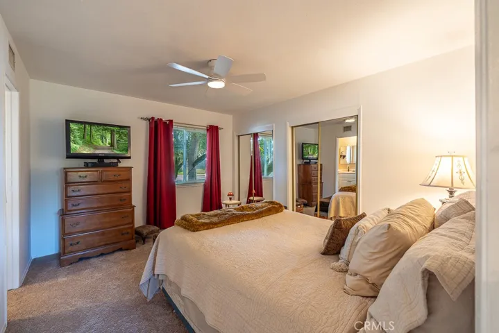 Primary Bedroom with 2 Closets with Mirrored Wardrobes