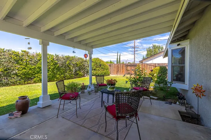 Large Covered Patio that adds to your outdoor living!
