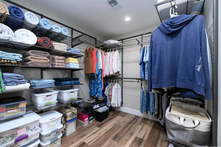 Large walk in closet