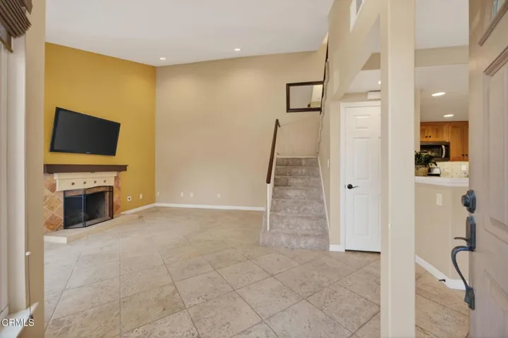 Entry Way, Living room & Stairs
