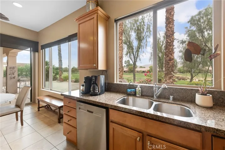 Kitchen View to Back Yard
