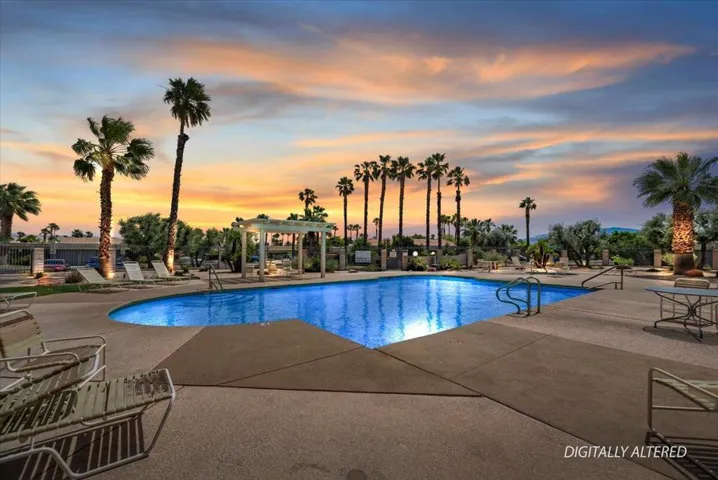41-Community Pool at Twilight