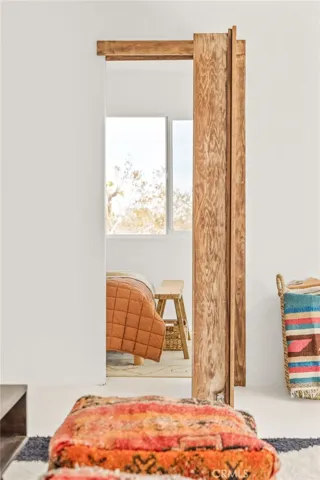 Entryway to secondary bedroom
