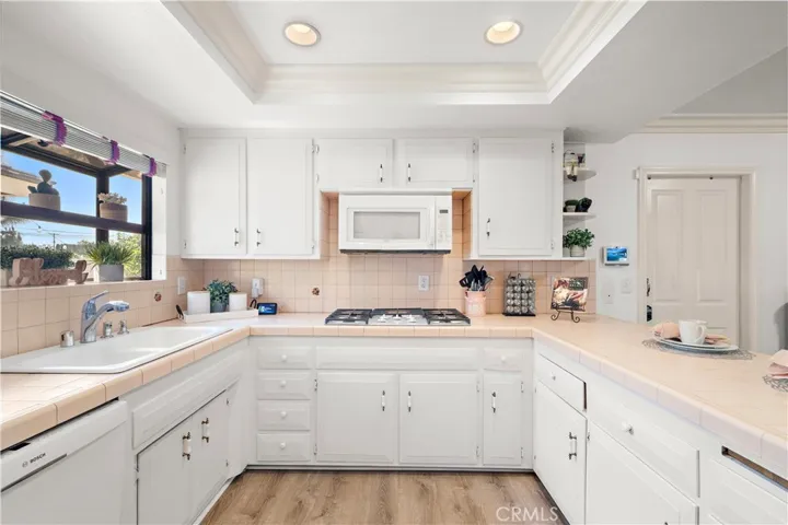 coffered ceiling with recessed lighting