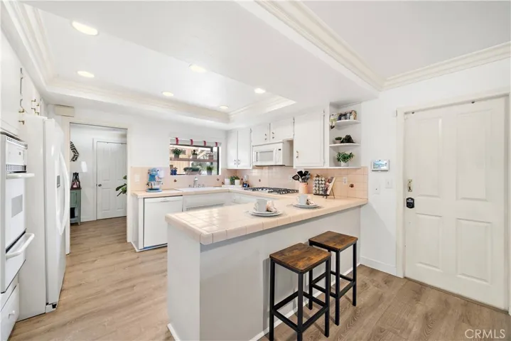 charming sunlit retro-style kitchen