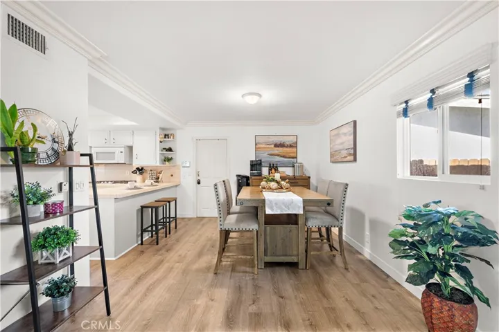 Crown molding throughout the home