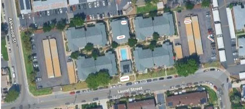 Overview of Complex with Unit Location and Parking