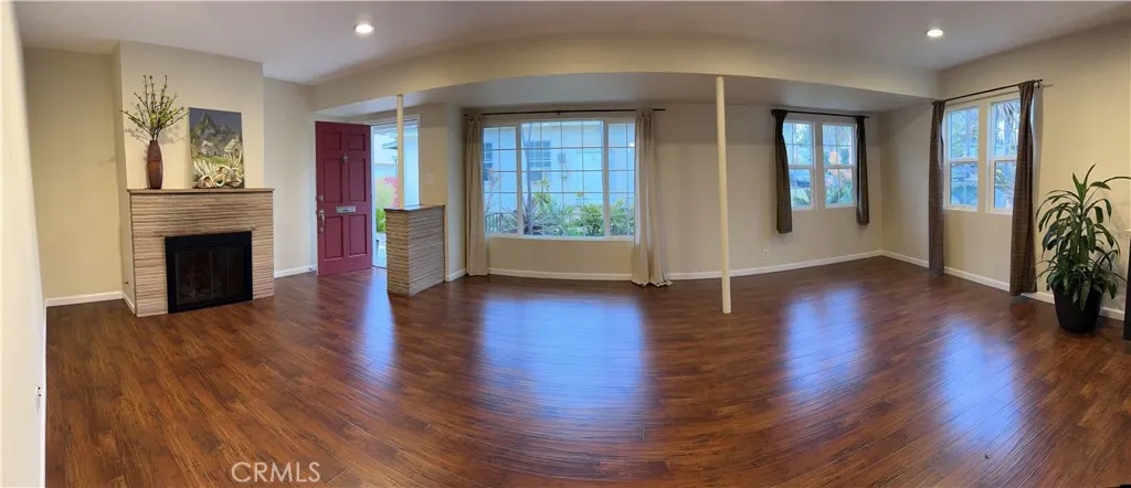 View of living  and dinning room