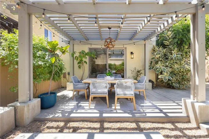 Custom designed hardscape areas for minimal maintenance.