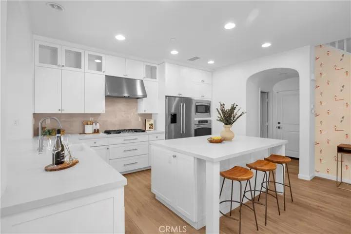 Remodeled Kitchen with Island Seating