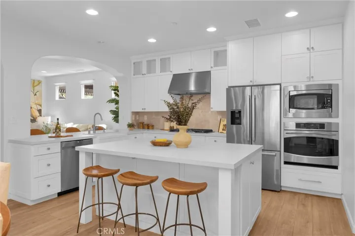 New Cabinetry and Appliances.