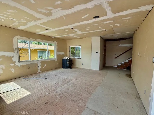 Living Room, Front Door in Back