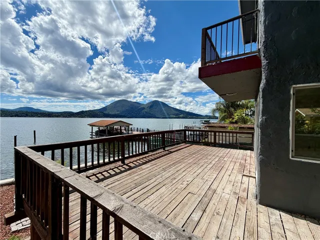 Partial Wrap Around Wood Deck