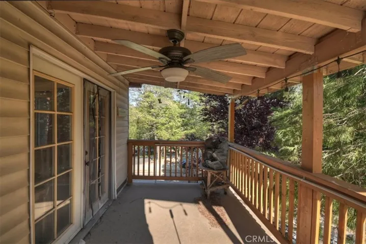 Deck off of living room