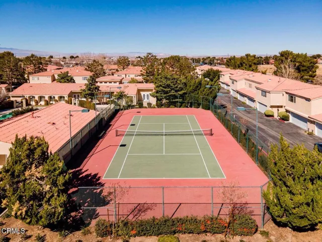 Community tennis courts