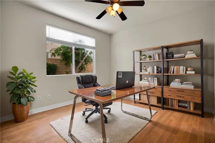 Virtually Staged Downstairs Bedroom