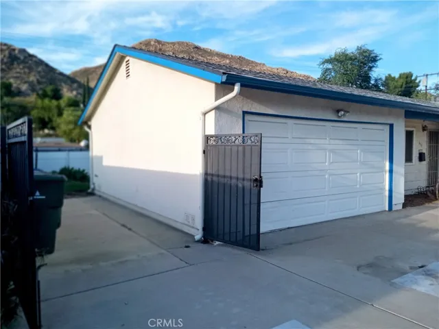 Garage and side