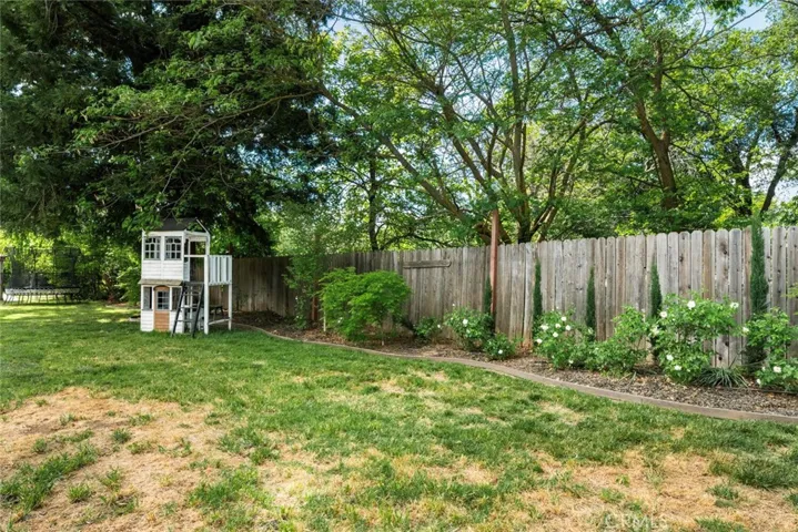 Expansive back yard