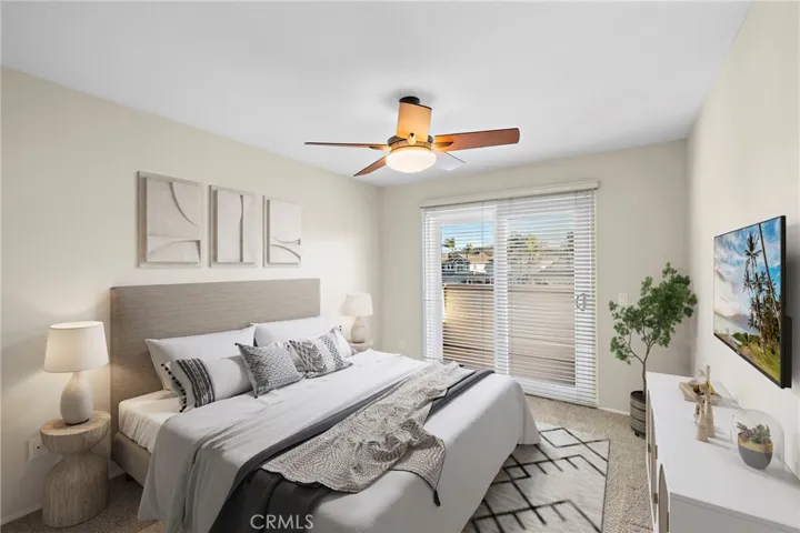 Upstairs Front Right Guest Bedroom - Virtually Staged