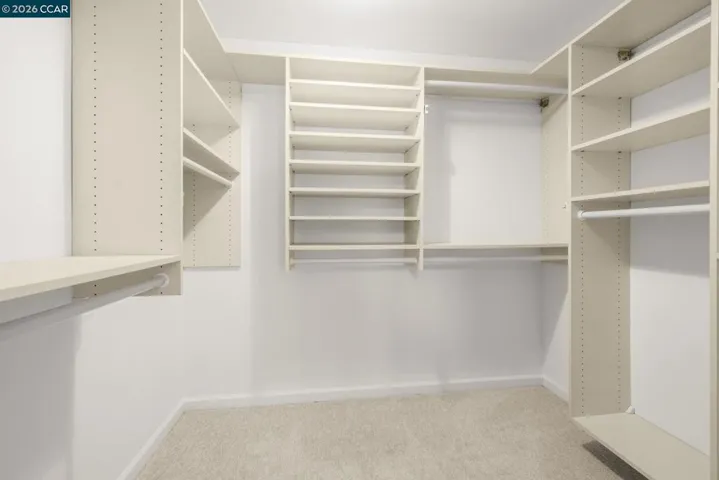 Primary closet