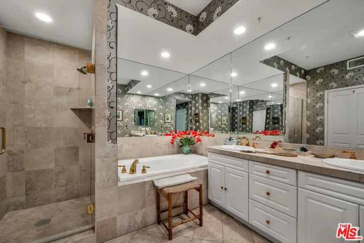 Double Vanity & large shower