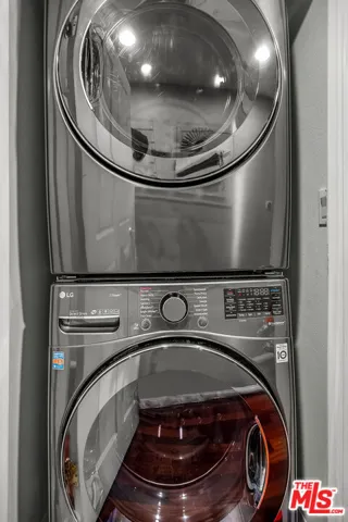 Laundry in hallway