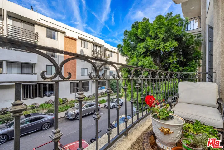 Balcony facing SE
