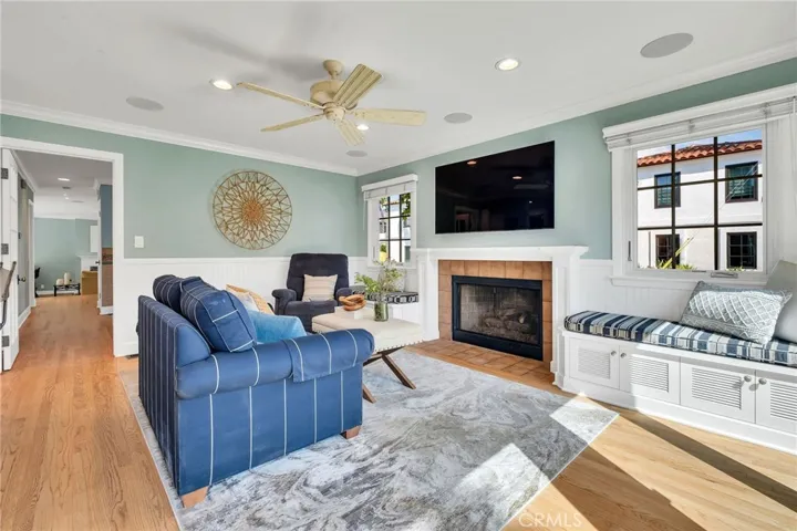 Family Room with fireplace