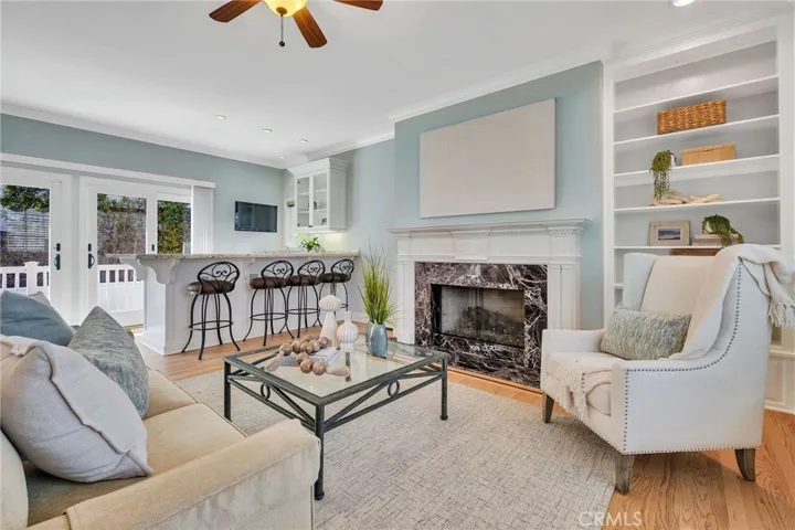 Living Living Room with fireplace