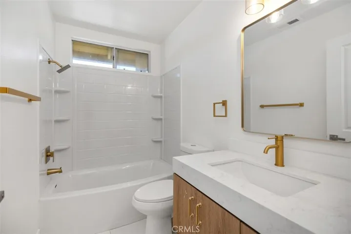 upgraded secondary bathroom