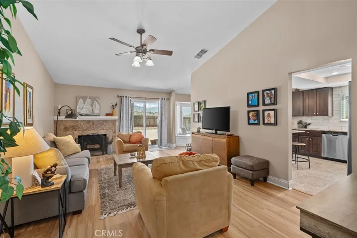 Living Room with Fireplace