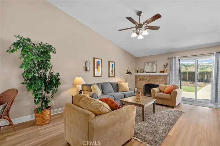 Living Room with Fireplace