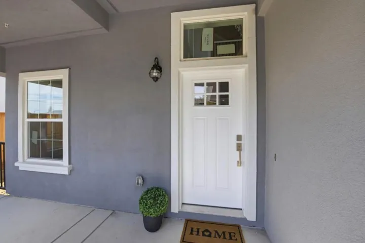 Porch area & Front Door