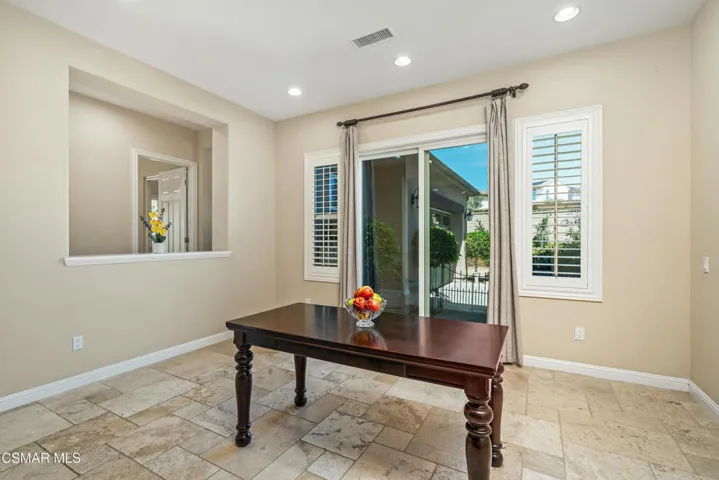 Eating Area Off Kitchen