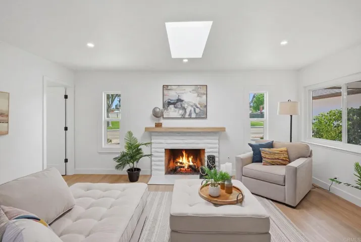 fireplace digitally enhanced